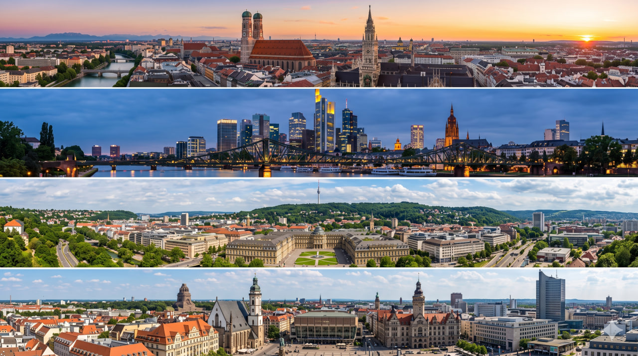 picture of munich ,frankfurt,stutgard,leipzig